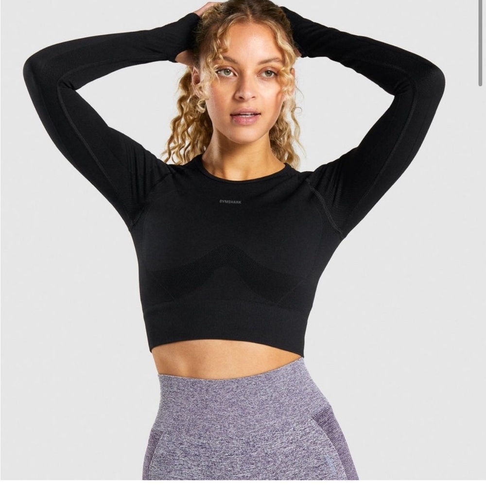 Gymshark flex long sleeve crop top